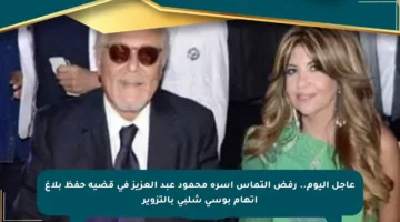 عاجل اليوم.. رفض التماس أسرة محمود عبد العزيز في قضية حفظ بلاغ اتهام بوسى شلبي بالتزوير